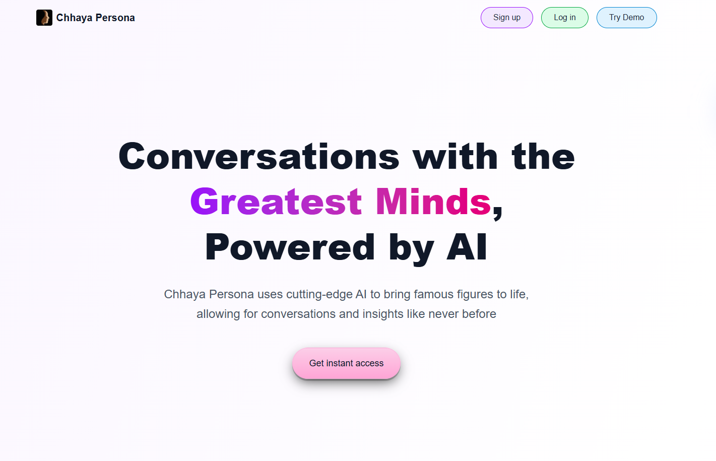 Chhaya Persona product preview